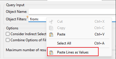 Custom Paste Action in search field